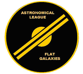 Flat Galaxies observing club logo