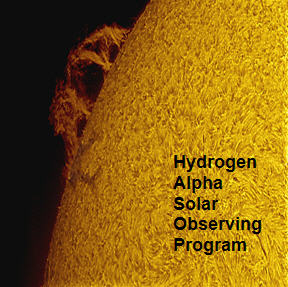 Hydrogen-Alpha Solar Observing Program Pin