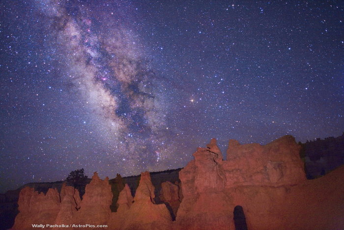 Wally Pacholka - Milky Way over Queen Trail